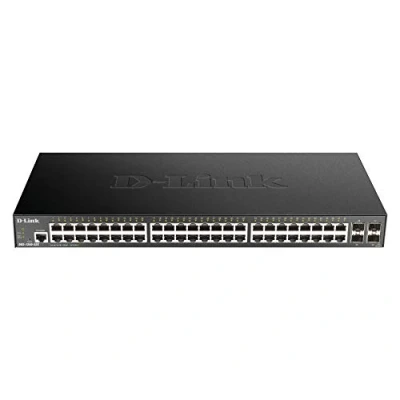 Image of D link DGS 1250 52X 52 Port Gigabit Smart Managed Switch With 10G Uplinks, 48 X 10/100/1000base t, 4 SFP+ Ports, 176 Gbps Switching Capacity