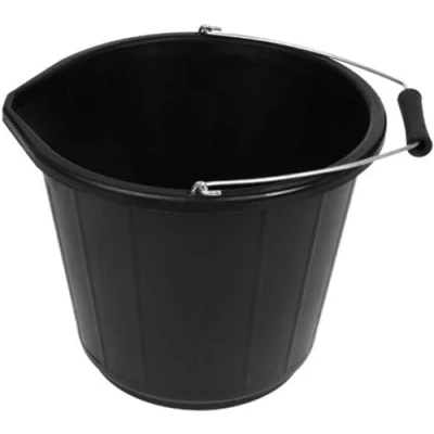 Image of 3 Gallon 14 Litre Black Bucket