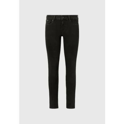 Image of Pepe Jeans SOHO Skinny Fit, Women&#039;s, Size: 26x30, Black denim
