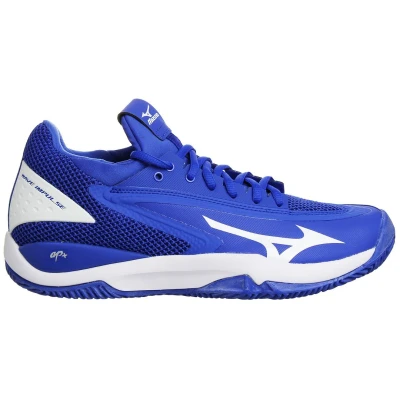 Image of Mizuno Wave Impulse CC Mens Blue Tennis Shoes Size UK 6