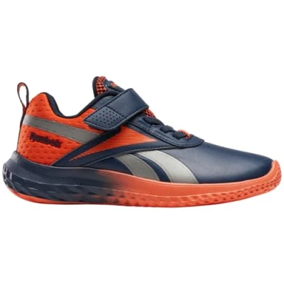 Image of Reebok Rush Runner 5 SYN Running Shoes, VECTORNAVY/PUMPORANGE, 2 UK Child