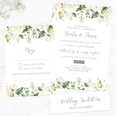 Image of Dotty about Paper White Flower Garland Boutique *Sample*