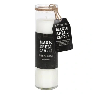 Image of White Sage Happiness Magic Spell Tube Candle