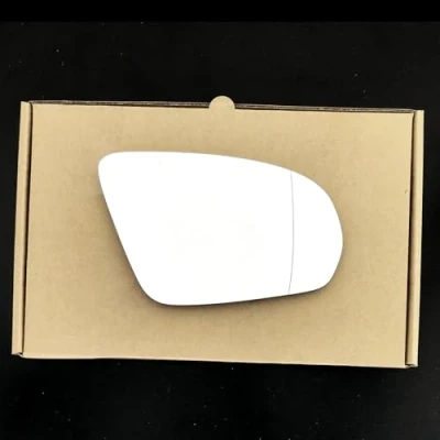 Image of Stick on Wide angle Wing Mirror Glass fits Mercedes GLC Reg 2016 to 2024 right driver Side