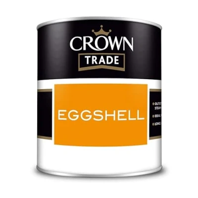 Image of Crown Trade Eggshell White 1 Litre