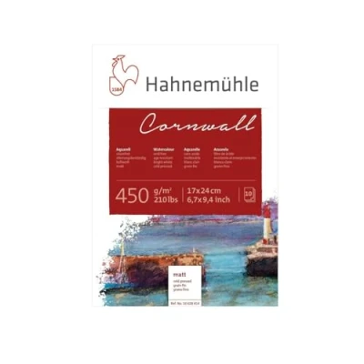 Image of Hahnemuhle Cornwall 450gsm Block 17 x 24cm Rough