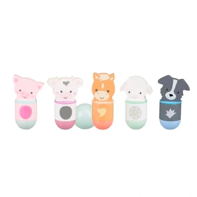 Image of Orange Tree Toys Farmyard Animal Wooden Skittles