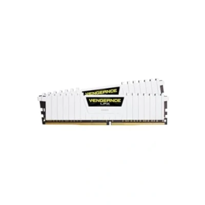 Image of Corsair CMK16GX4M2B3200C16W Vengeance LPX 16 GB (2 x 8 GB) DDR4 3200 MHz C16 XMP 2.0 High Performance Desktop Memory Kit, White