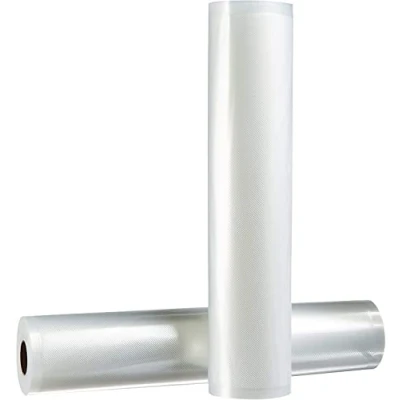 Image of Amazon Basics Vacuum Food Sealer Roll, 28 cm x 5 metre, Pack of 2