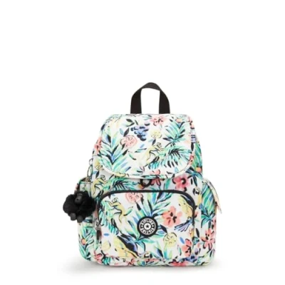 Image of Kipling CITY PACK MINI Small backpack, Cocktail Floral (Orange)