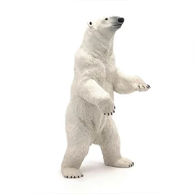 Image of Papo WILD ANIMAL KINGDOM Tiere Figurine, Solid, 50172 Standing Polar Bear, Multicolour