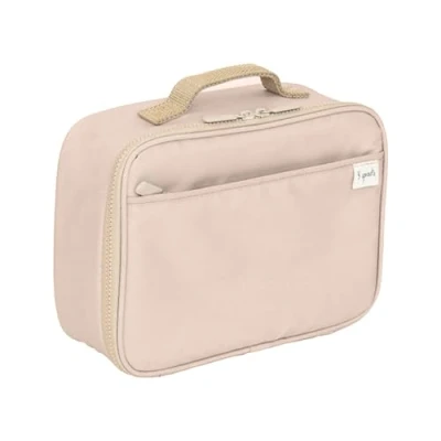 Image of 3 Sprouts Lunch Bag for Kids, Boys &amp; Girls Insulated Box and Perfect School Travel in Taupe