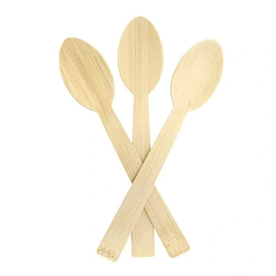 Image of PME Bamboo Cutlery Pack, 1 Set of 30 Pieces, Brown