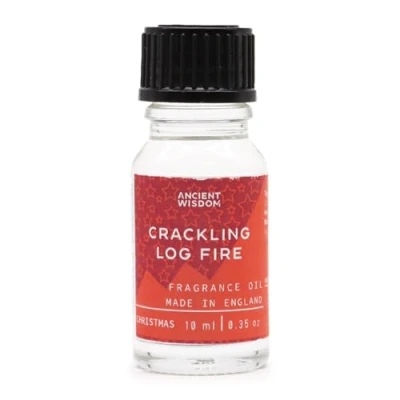 Image of Crackling Log Fire Fragrance Oil 10ml Adorable Home Gifts