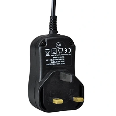 Image of 12 V DC 1000 mA Regulated Switch Mode Power Supply With 1.8m Lead and Plug
