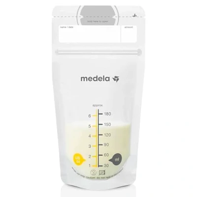 Image of Medela Pump &amp; Save Breastmilk Bags 50 Pack (Set Of 2)