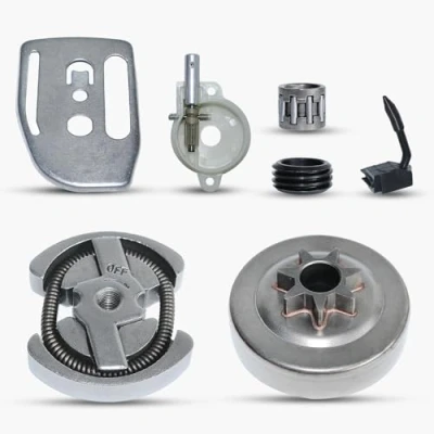 Image of Haishine Clutch Drum Bearing Oil Pump Worm Gear Kit for Husqvarna 137 136 141 142 36 41 Chainsaw # 530014949 530069342