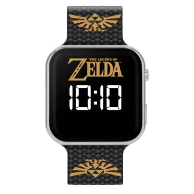 Image of Zelda Kids LED Digital Watch with Black Silicone Strap GLZ4013