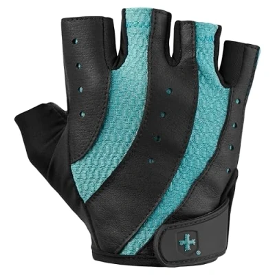 Image of Harbinger Pro 2.0 Weightlifting Gloves, Women&#039;s, Teal, Medium