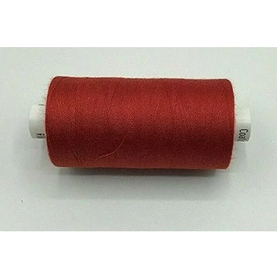 Image of Red mo46 Coats Moon Sewing Machine Polyester Overlocking Thread Cotton 1000 Yard x 5 reels