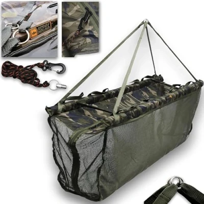 Image of Prologic Inspire Camo Floating Retainer Weigh Sling XL Carp Fishing 120x55cm