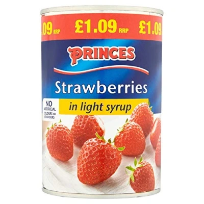 Image of Princes Strawberries 420g x 8