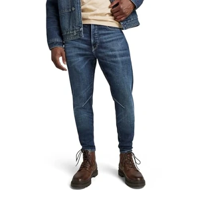 Image of G Star Men&#039;s D Staq 3D Slim Jeans, Grey (worn in tornado D05385 D440 D353), 32W / 34L