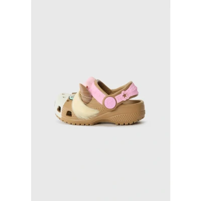 Image of Crocs Classic IAM Horse Clogs for kids, Size: 9K, Milk chocolate shoes