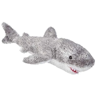 Image of Aurora, 13275, Mini Flopsie Shark, 8In, Soft Toy, Grey
