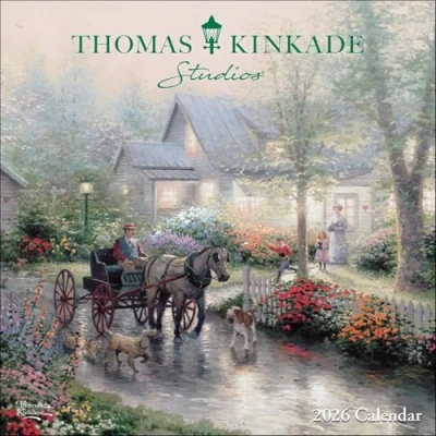 Image of Thomas Kinkade Studios 2026 Mini Wall Calendar