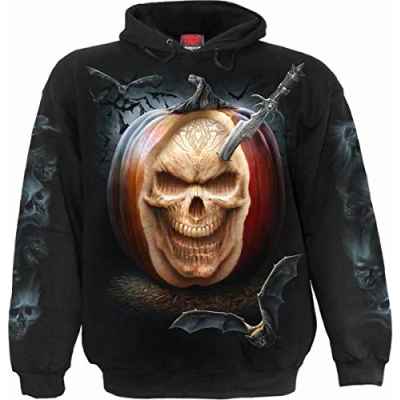 Image of Spiral Carving Death Hoody Black M