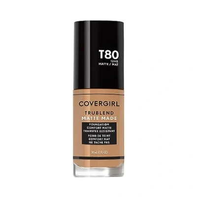 Image of CoverGirl TruBlend Matte Made Liquid Foundation T80 Toasted Caramel For Women 1 oz