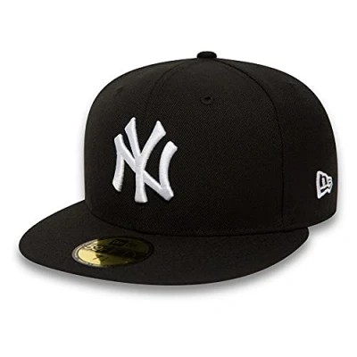 Image of New Era York Yankees Cap 59Fifty Basecap Baseball Fitted Kappe MLB schwarz 7 1/4 58cm (L)