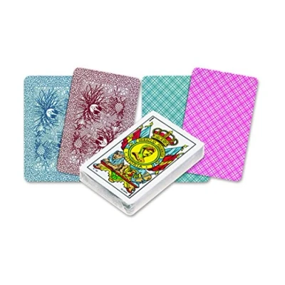 Image of Fournier Deck of Spanish Cards, Blue/Red (F20995)