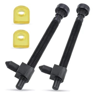 Image of Haishine 2Pc Chain Adjuster Tensioner Screw for Husqvarna 42 44 50 51 55 Rancher 234 238 242 246 133 444 Chainsaw 501537101, 501 54 63 01