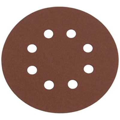 Image of Silverline Hook &amp; Loop Discs Punched 125mm 10pk 240 Grit