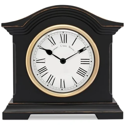 Image of Acctim Falkenburg Mantel Clock Black