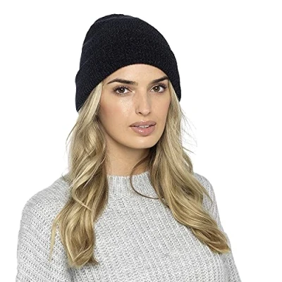 Image of Undercover Ladies Chenille Hat GL858 Black