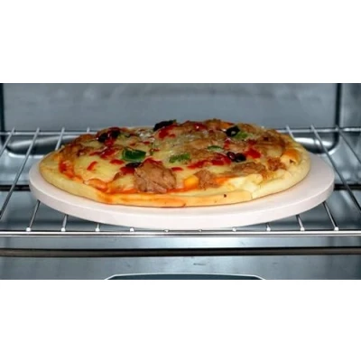 Image of Vintage Gourmet® Cordierite Pizza Classic Baking Stone, 14 inch Round Stone 15mm Thick