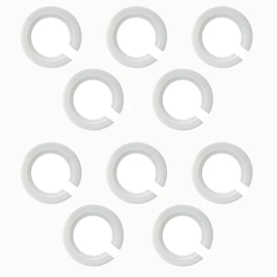 Image of E27 to E14 Lamp Shade Ring Converter 42mm 29mm Support with Duplex Fitting Plastic Reducer Rings (10)