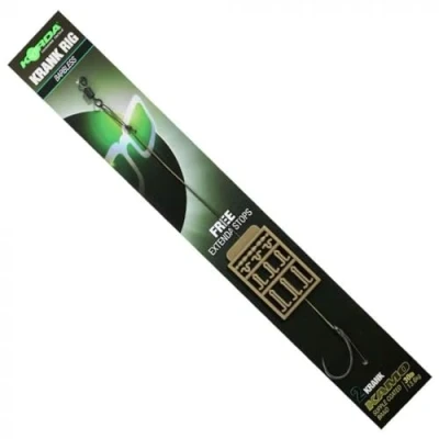Image of Korda Krank Ready Tied rig &#039;Barbed&#039; Size 6 (15lb) Carp