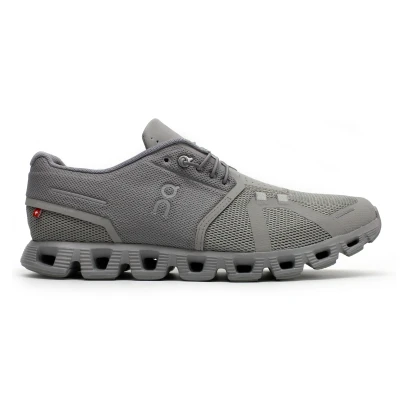 Image of On Cloud 5 Synthetic Textile Men&#039;s Low Top Trainers