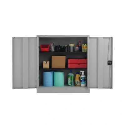 Image of Talos Heavy Duty Steel Filing Cabinet, 40 kg Tolerance, Black, 2 Drawer