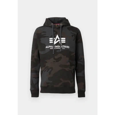 Image of Alpha Industries Basic Hoody Camo black S