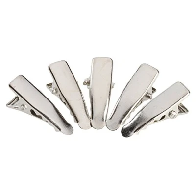 Image of 50pcs Mini Single Prong Alligator Hair Clips w/Teeth