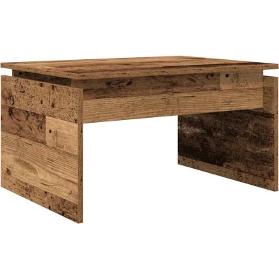 Image of vidaXL Coffee Table Old Wood 68x50x38 cm Engineered