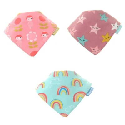 Image of Cosatto Waterproof Dribble Bib Newborn Essentials Baby Shower Gifts Machine Washable New Mum 0 to 3 years Pinks