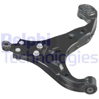 Image of 545002E100 Suspension Arm DELPHI TC3199 without ball joint Trailing Sheet Steel KIA: Sportage II, HYUNDAI: Tucson
