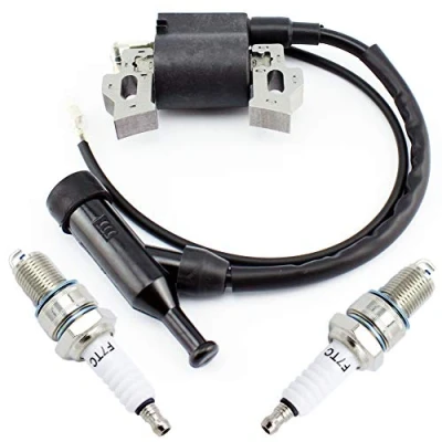 Image of YOFMOO Ignition Coil Spark Plug for GX110 GX120 GX140 GX160 GX200 4HP 5.5HP 6.5HP Engine Generator Lawnmower Tractor Rototiller Water Pump Go Kart Mini Bike 30500 ZE1 063 4589693