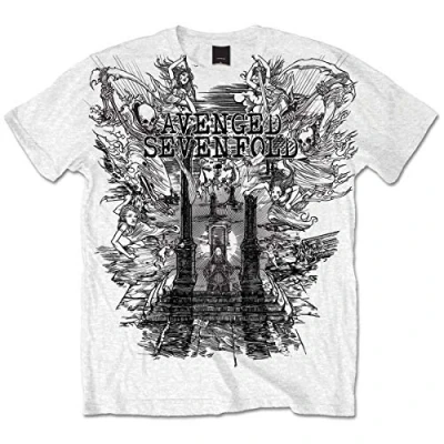 Image of Avenged Sevenfold Land of Cain Official Tee T Shirt Mens Unisex (XX Large) White